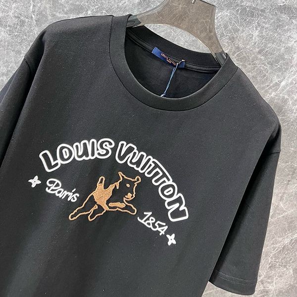 ルイヴィトン エンブロイダードコットンTシャツ コピー 1AFQ67